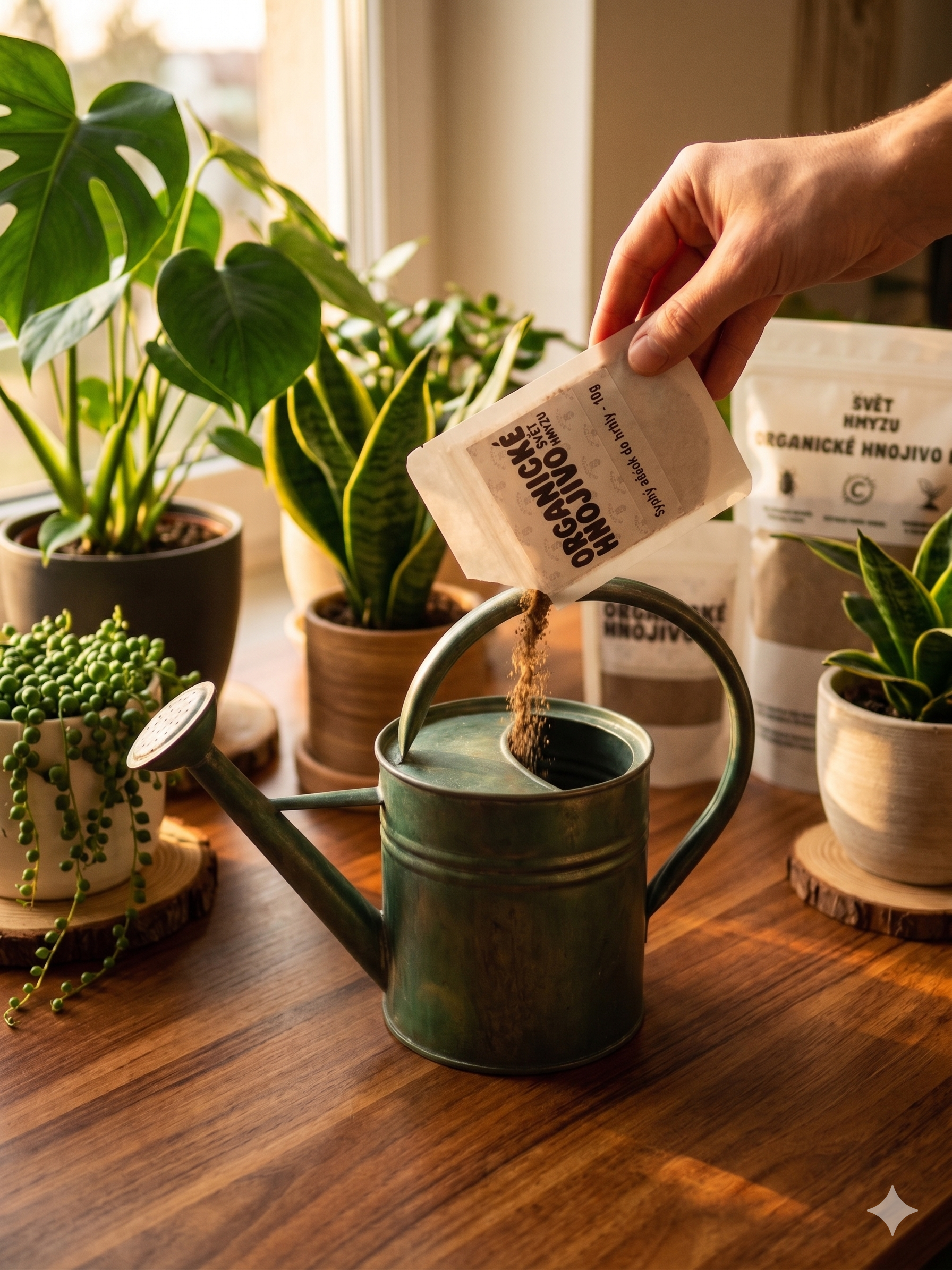 Frass ve vode, hnojivo